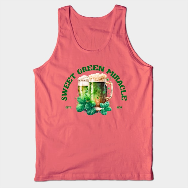 Irish Beer: Sweet Green Miracle Drink Tank Top by Eire